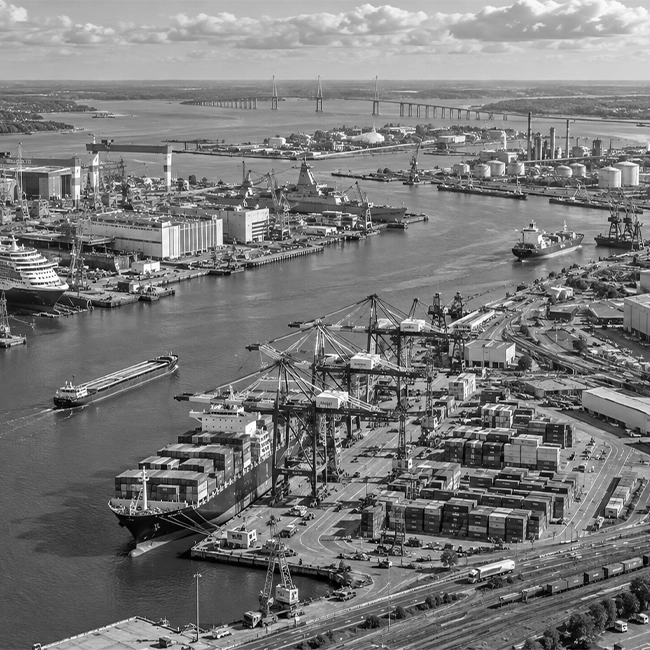 Photo du port maritime en Pays de Loire l Groupe Aquila détective privée